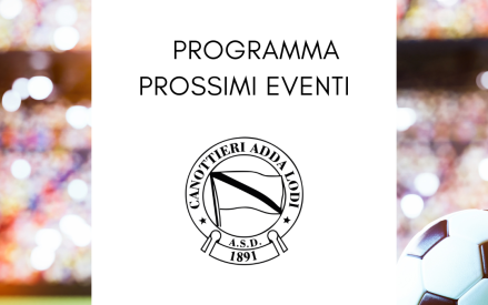 PROGRAMMA PROSSIMI EVENTI